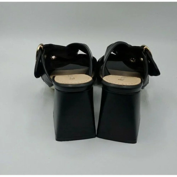 Ron White Black Willow Napa Twist Buckle Sandals Size 37.5 (7 US) $475.00 - Picture 6 of 13